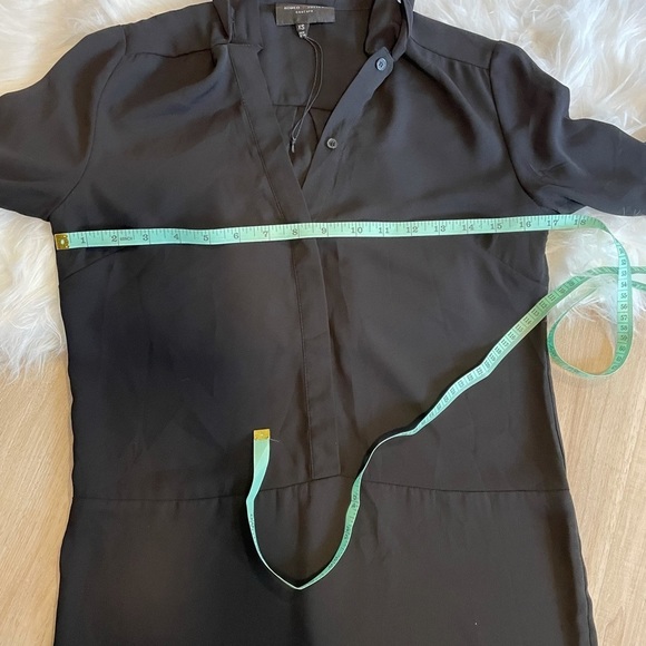 Romeo + Juliet Couture Black Sheer Tunic Blouse - Picture 9 of 12